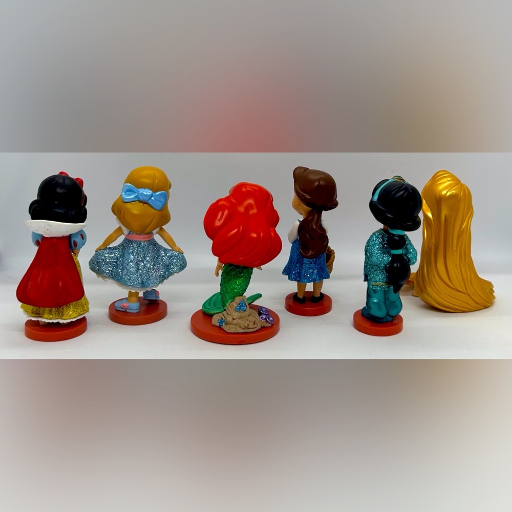 Disney Animators’ Collection Set of 6 Figures - Picture 2 of 2